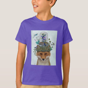 Camiseta Raposa com Barra de Borboleta