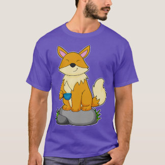 Camiseta Raposa com copo de café 1