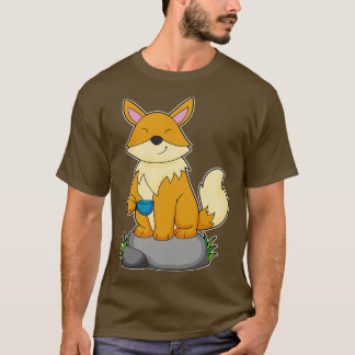 Camiseta Raposa com copo de café 1