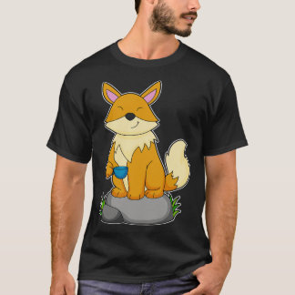 Camiseta Raposa com copo de café 2