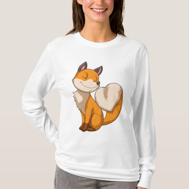 Camiseta Raposa com Coração (Frente)