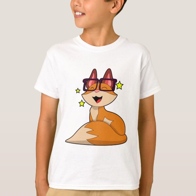 Camiseta Raposa com Óculos (Frente)