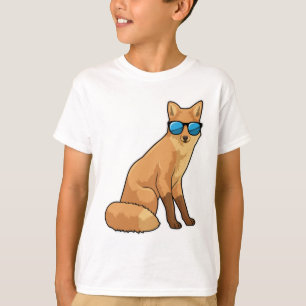 Camiseta Raposa com óculos de sol