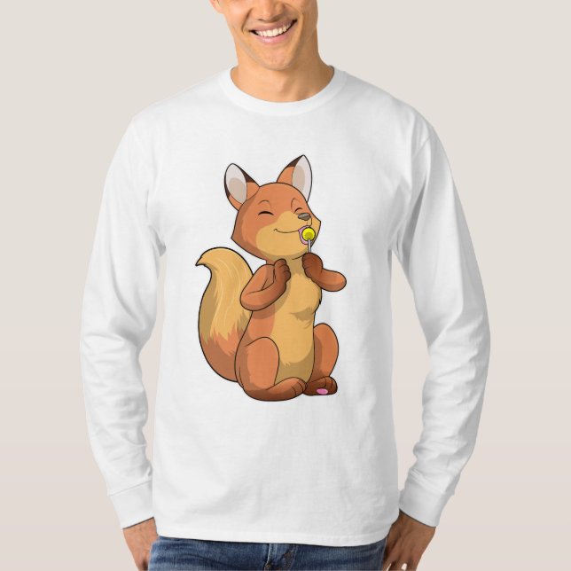Camiseta Raposa com pirulito (Frente)