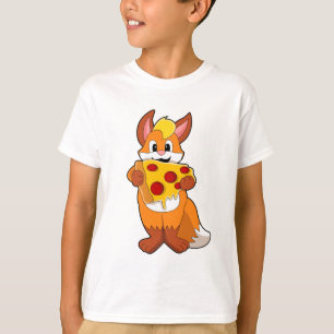 Camiseta Raposa com Pizza