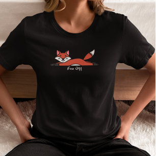 Camiseta Raposa Com Raposa Preguiçosa