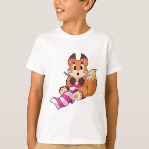 Camiseta Raposa com Scarf