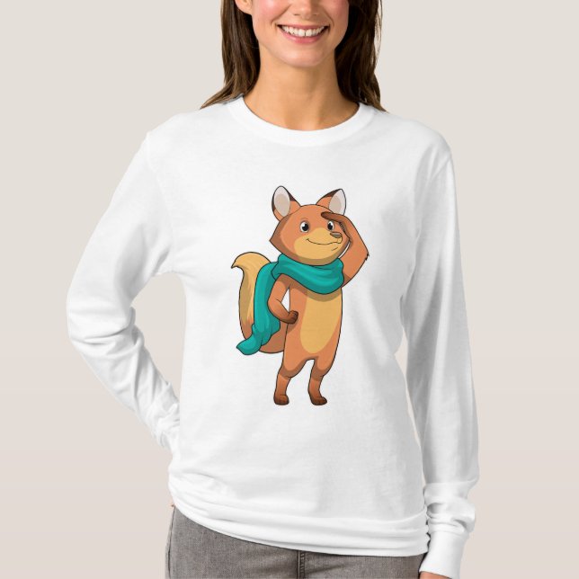 Camiseta Raposa com Scarf (Frente)