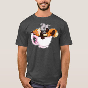 Camiseta Raposa com Taça de Café