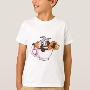 Camiseta Raposa com Taça de Café