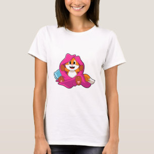 Camiseta Raposa com Travesseiro e cobertor