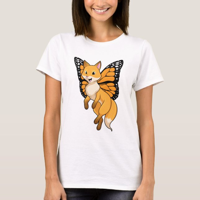 Camiseta Raposa com Wing (Frente)