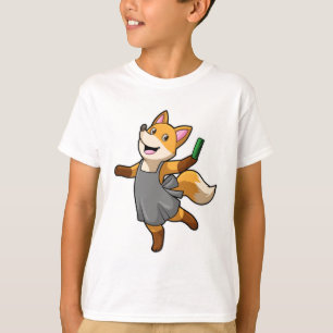 Camiseta Raposa como cabeceira com tesoura
