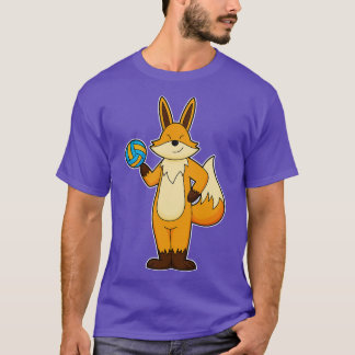 Camiseta Raposa como jogador de voleibol