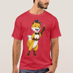 Camiseta Raposa como noiva com anel de casamentos