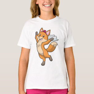 Camiseta Raposa como Noiva com Véu e Coração