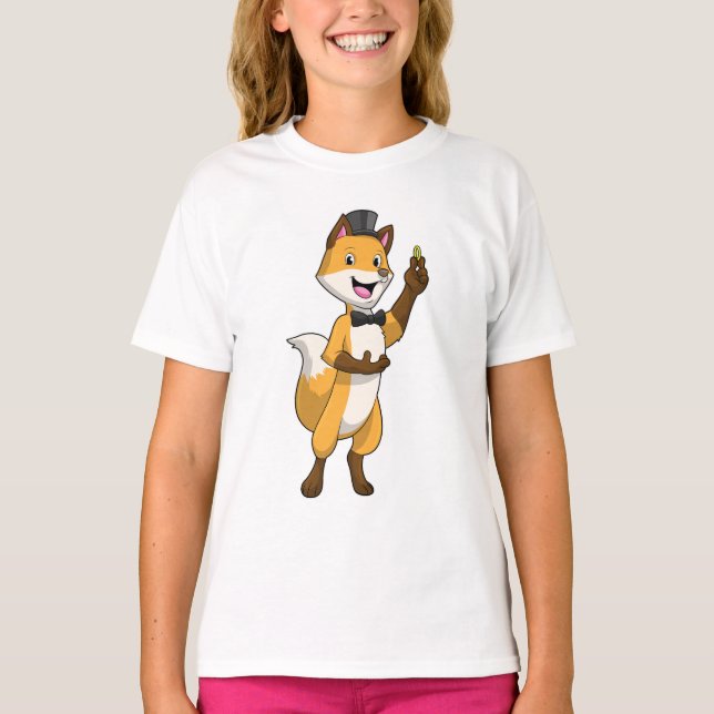 Camiseta Raposa como Noivo com Aliança de Casamento (Frente)