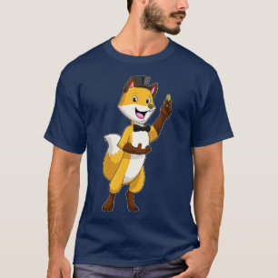 Camiseta Raposa como Noivo com Aliança de Casamento