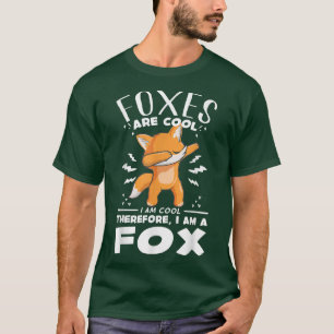 Camiseta Raposa Cura Fresca Fresca Gráfico Homens Crianças