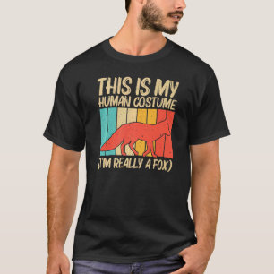 Camiseta Raposa Cura Para Homens Raposa Vulpina Animais Sel