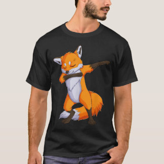Camiseta Raposa Dabbing Raposa Engraçado Amante de Raposas