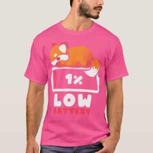 Camiseta Raposa de Bateria Baixa