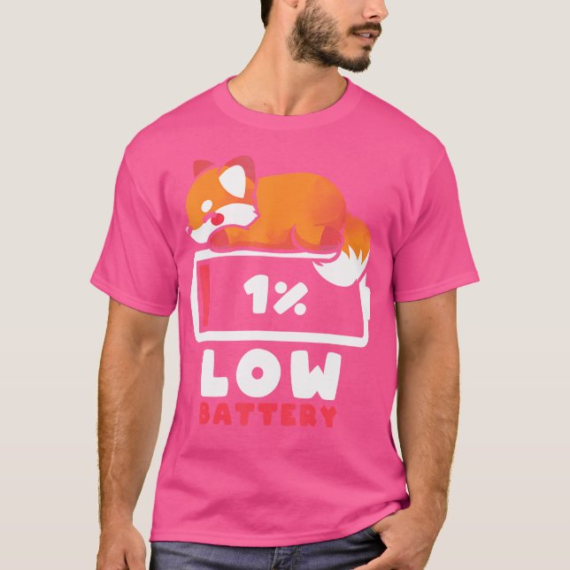 Camiseta Raposa de Bateria Baixa (Frente)