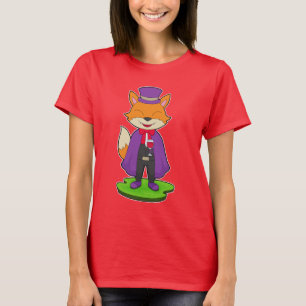 Camiseta Raposa de Halloween Vampiro