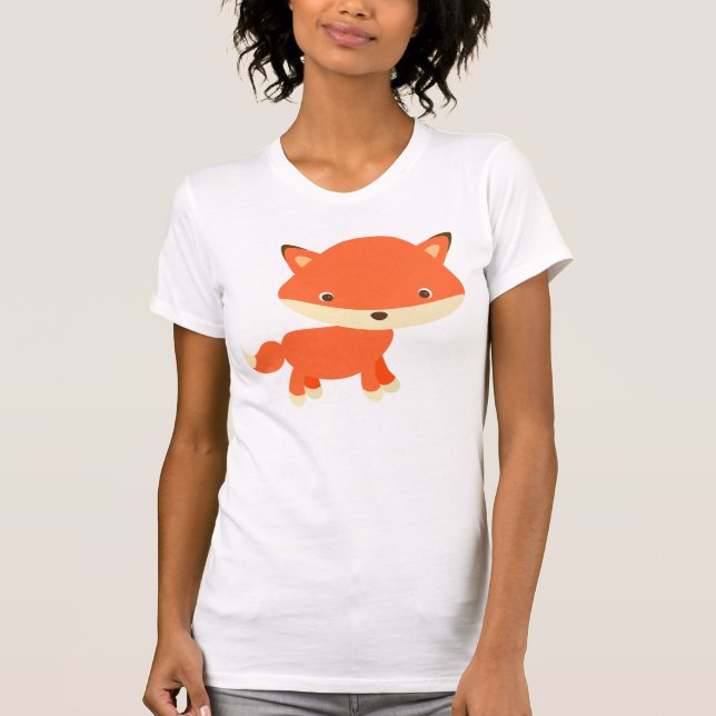 Camiseta Raposa de laranja doce (Frente)