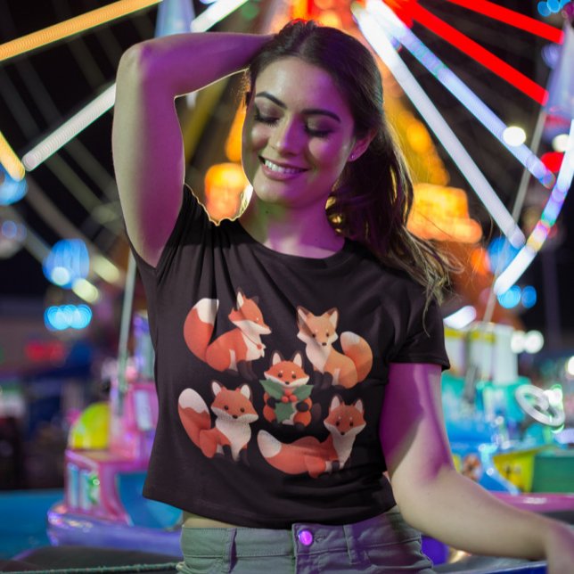 Camiseta Raposa de Natal - Grupo de Raposa Cúbica (Criador carregado)