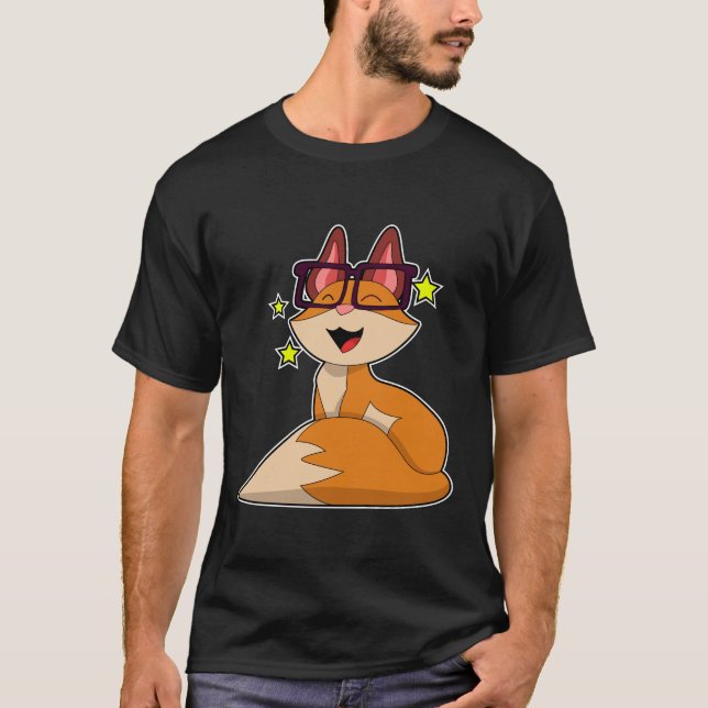 Camiseta Raposa de Óculos (Frente)