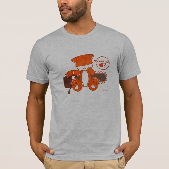 CAMISETA RAPOSA DE ROBO-TEC [SOMENTE PARA O SR. JOSHY RAWR (Frente)