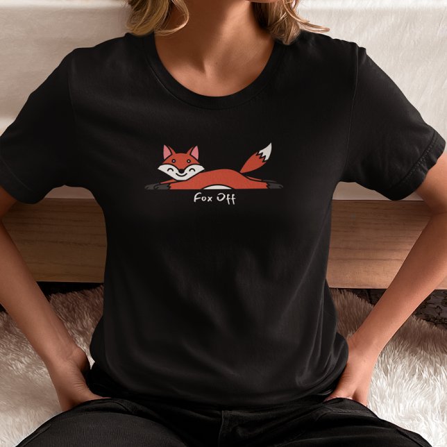 Camiseta Raposa Desligada Raposa Preguiçosa  (Criador carregado)