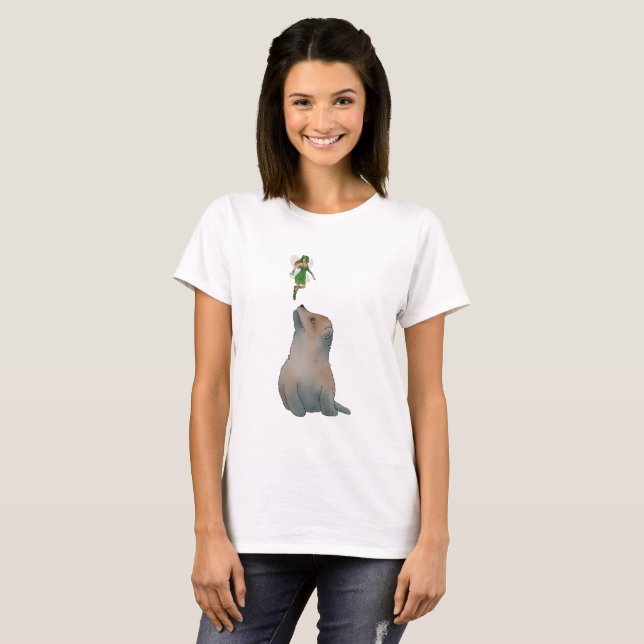 Camiseta Raposa e duende (Frente Completa)