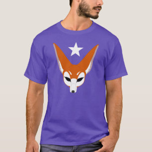 CAMISETA RAPOSA E ESTRELA BRANCA