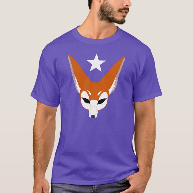CAMISETA RAPOSA E ESTRELA BRANCA (Frente)
