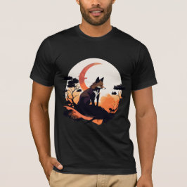 Camiseta Raposa e lua