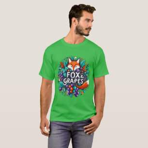 Camiseta Raposa e uvas