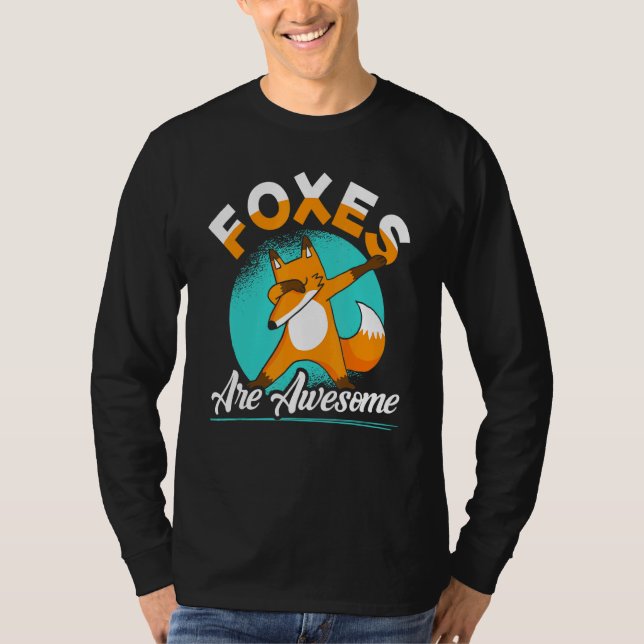 Camiseta Raposa Espantosa Dabbing Fox Vixen Animal (Frente)