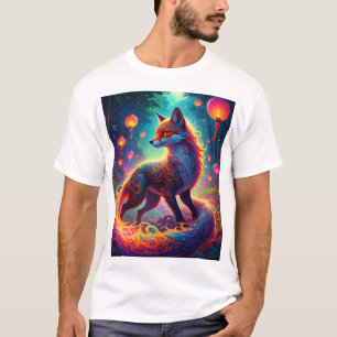 Camiseta Raposa Espiritual do Bosque da Lanterna