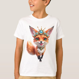 Camiseta Raposa Estrelada dos Prados ao Luar.