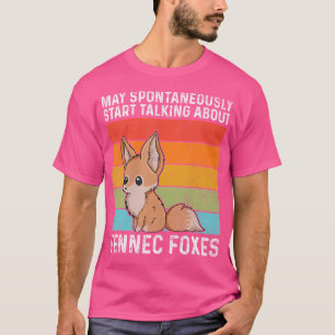 Camiseta Raposa Fennec Cuja Frota É Feita Para Uma Ventilad