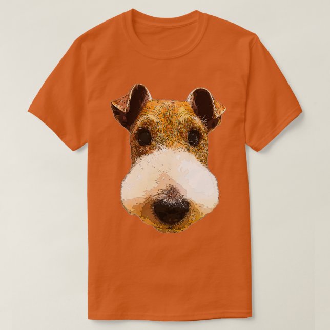 Camiseta Raposa-Fio-Cachorro-Cachorro-Cachorro (Frente do Design)
