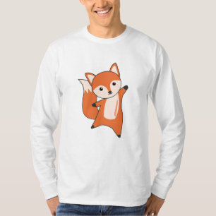Camiseta Raposa Floresta Animal Raposa Laranja Kawaii Anima