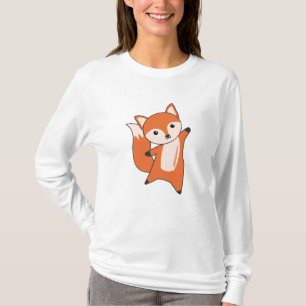 Camiseta Raposa Floresta Animal Raposa Laranja Kawaii Anima