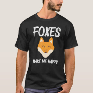 Camiseta Raposa Gira Para Homens Mulheres Proprietárias De 