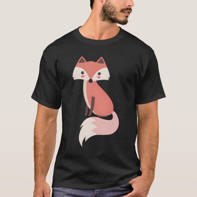 Camiseta Raposa Guaxinim Natureza Jdk0001 (Frente)