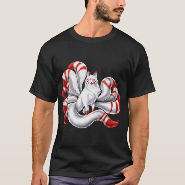 Camiseta Raposa Kitsune Japonesa (Frente)