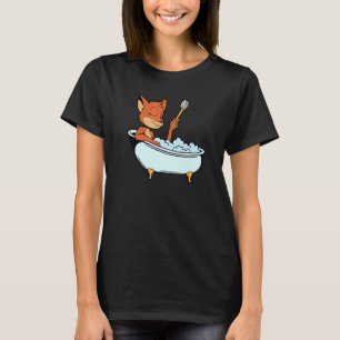 Camiseta Raposa Leva Banho Na Banheira