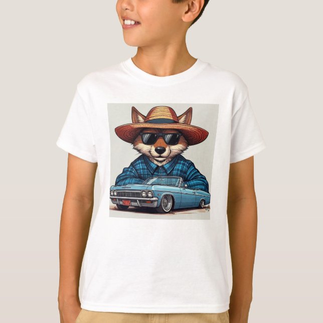 Camiseta Raposa Lowrider (Frente)